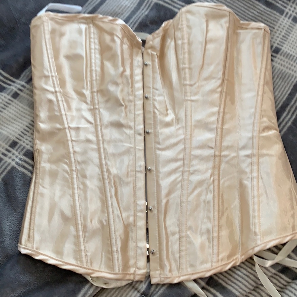 Vanessa Mooney large cream corset